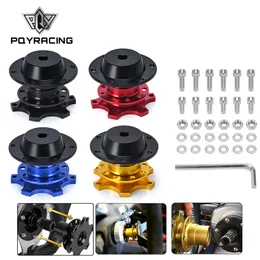 PQY - Universal Steering Wheel Quick Release Hub Boss Kit Wheel Hub Adapter For 6 hole Steering Wheel Hub PQY3859