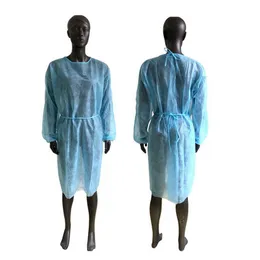 Non-woven Protective Clothing Disposable Isolation Gowns Clothing Suits Outdoor Anti Dust Disposable Raincoats CYZ2874 Sea Shipping