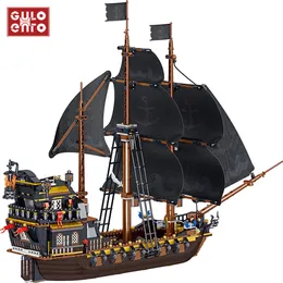 1334PCS Idéer Serie Eternity Pirate Ship Modell Byggnadsblock Skapare Båt Movie Bricks DIY Leksaker Gåvor för barn Kids LJ200928