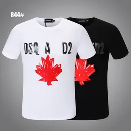 DSQ Wzór T-Shirt D2 Phantom Turtle 2022SS Nowy Mens Designer T Shirt Paryż Moda Tshirts Lato Mężczyzna Najwyższej Jakości 100% Bawełna TO878
