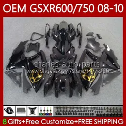 Suzuki GSX-R750 GSXR 600 750 CC K8 GSXR-600 600CC 750CC 08-10 88NO.26 GSXR750 08 09 10 GSXR-750 Altın Siyah GSXR600 GSX-R600 2008 2000 2010 OEM Firmaları