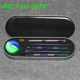 Gorąca Sprzedaż Dab Zestaw narzędziowy Wosk Dabber Narzędzie Zestaw narzędzi Aluminiowy Opakowanie do suchego Herb Pen Wax Atomizer Dabber Tool