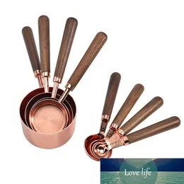 /8pc Stainless Steel Measuring Cups and Spoons Set with Measurement Baking Cooking Utensils for Dry and Liquid Ingredients Tool