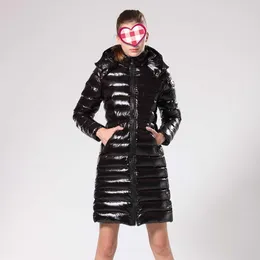 Женский пуховик, парки, модная женская зимняя куртка, шуба Doudoune Femme, черное зимнее пальто, верхняя одежда с капюшоном273H