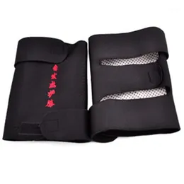 Gymkläder 1 par turmalin hälsovård magnetisk självvärmande knäskydd fitness sportstöd ASD881