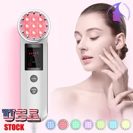 2 IN 1 Photon LED Skin Rejuvenation Photon Micro Current Skin Tightening Beauty Device Hand-held Home Use