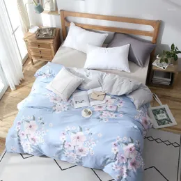 1Pcs Duvet Cover Modern Blue Print Quilt Cover Skin Care Cotton Bedclothes 150x200cm/180x220cm/200x230cm Size Mf1