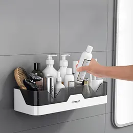 GESEW Shampoo Shower Storage Shelves For Bathroom And Kitchen Punch-free Storage Holder Home Organizer Bathroom Accessories Set LJ201204