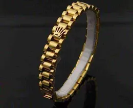 Italiaanse kettingstijl stalen snelheidsmeter armband Crown Man roestvrijstalen armband pulseiras armbanden armbanden 220113