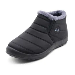 Plus Size Homens Botas Moda Botas de Inverno para Homens Fur Winter Botas de Neve Botas de Pelúcia Moda Mans Calçado Quente À Prova D 'Água Homens Sapatos