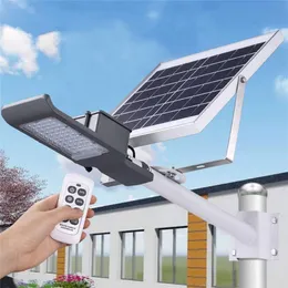 LED Solar Street Light Security Lamp 30W 50W med Pole Outdoor Garden Park Road Path Waterproof Lights