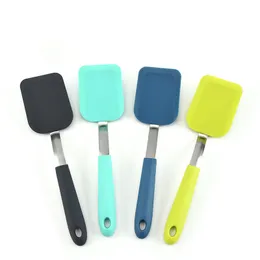 Spazzola per pulizia in silicone intercambiabile Cucina Decrescente Spazzola per piatti Maniglia Lavaggio Pentole Spazzole Gadget da cucina XG0443