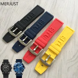 22mm 24 mm Black Silicone Rubber Watch Band Strap With Watches Thicken Buckle Belt Watch Accessories Tools For18807102