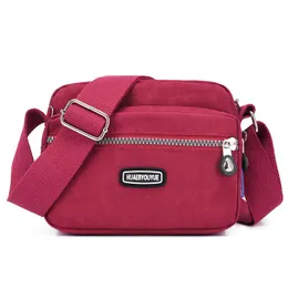 New Wide Strap Crossbody Bags For Women 2020 Nylon Letter Shoulder Bag Women's Messenger Bag Fashion Casual Bolso Mujer