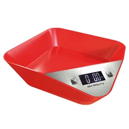 Digital LCD Display Measuring Food Weighing Portable Multifunction ABS Puppy Kitchen Scale Durable Tools Battery Powered Bowl Y200328