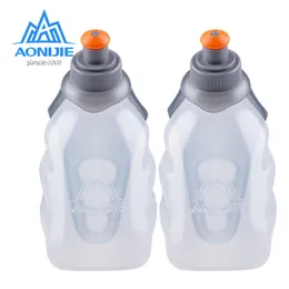 2 pcs Aonijie SD-06JP Garrafa de Água Kettle Recipiente de armazenamento de frasco para execução hidratação cinto mochila bolsa de cintura maratona trilha 201106