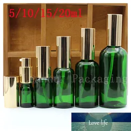 Wholesale Women Green Glass Essential oil Bottle,Women's Personal Care Beauty Salon Spa SAP Special Packing Bottle