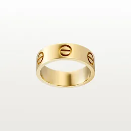 Love Vint Ring Classic Luxury Designer Jewelry 2022 Женские кольца кольца титановые стальные сплавы с золотыми аксессуарами.