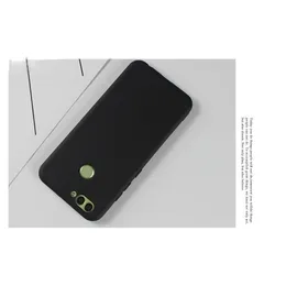 Tillbaka Cover Fodral för Huawei Honor 9 Lite Honor 8x 6x 6a 6c 7x ära 8 Lite Nova 2 Plus 2i 3 3i Matte TPU Silicone Soft