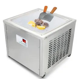 Mini-45-cm-Quadratpfanne für die Küche, frittierte Eismaschine für die Arbeitsplatte, Desktop-Rolleismaschine