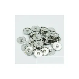 Hot Sales Noosa Jewelry Snap -knapp Base min beställning 200 st/parti 18mm ingefära utbytbara tillbehör VJLMS