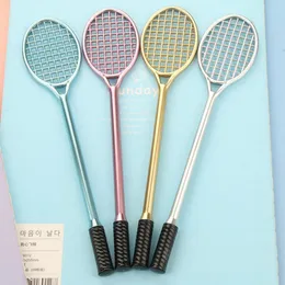 Kreativ brevpapper, badminton racket, gel penna, bläck penna