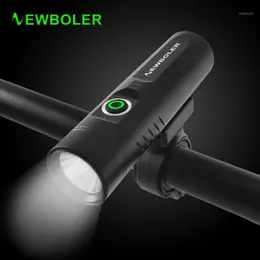 Luci per bici BOLER 2400 Lumen per bicicletta USB LED Torcia in alluminio MTB Lampada frontale Accessori per fari da ciclismo1