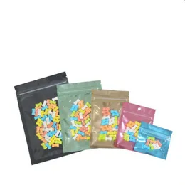 Sacchetti colorati e trasparenti con chiusura a cerniera Sacchetti per la conservazione degli alimenti Sacchetti a prova di umidità Mantieni i sacchetti di chiusura in plastica aromatica