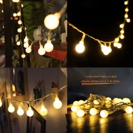 10M 100 LED 110V 220V IP44 Outdoor Multicolor LED String Lights Luci natalizie Vacanze Decorazione festa di nozze Luces LED 201203