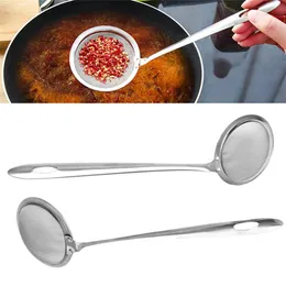 Super Thick Stainless Steel Hot Pot Filter Soup Skimmer Spoon Mesh Strainer Fat Oil Skim Grease Foam Kitchen Accessories