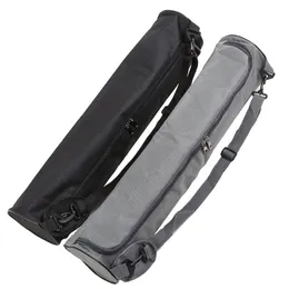 1pcs PVC Draagbare Yoga Mat Tas Nylon Carrier Mesh Verstelbare Riem Sport Yoga Mat Case Bags Q0115