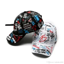 Spring Graffiti Printing Baseball Cap Child Parent Hat Long Tail Hip-hop Hat Wholesale Cap