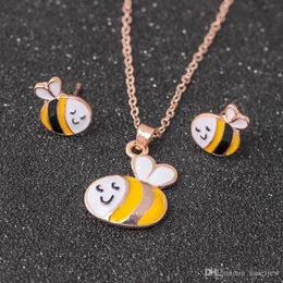 Jewelry Set Chain Kids Women Cartoon Necklace Earring Sets For Girls Party Jewelry Sets