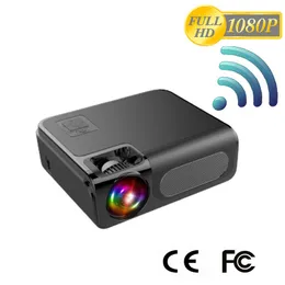 Full HD 1080P Android 9.0 Projektor Smart Office Projector LED Lampenspieler Home Protectors