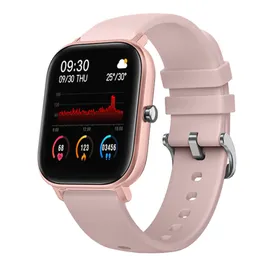 Bluetooth 1.4 tum Android Smart Watch Men Kvinnor Sport IP67 Vattentät Klocka Hjärtfrekvens Blodtrycksmonitor SmartWatch för iOS