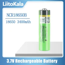 （海上）卸売liitokala NCR18650B 3400MAH 18650バッテリー3.7V 3400 MAHリチウムバッテリーLI-ONセルフラットトップトップ充電式バッテリー