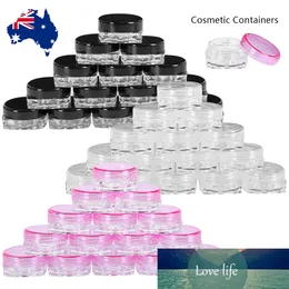 10 stücke Mini Kosmetische Perle Leere Kosmetik Nail art Lip Balm Container Lidschatten Make-Up Lagerung Runde Flasche Tragbare Nagel Flaschen