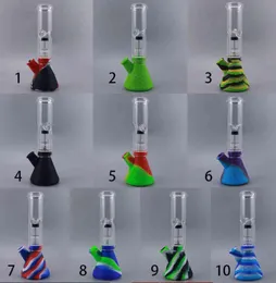 Den senaste rökningen, hög borosilikatglas personifierad form silikon hookah rörtillbehör, support anpassad stil logotyp