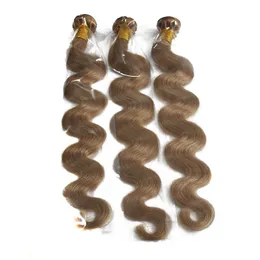 cabelo qualidade superior do corpo humano Weave 3 Pacotes não transformados Malásia Indin Remy Cabelo Humano Natural Corpo Cabelo de onda de trama, DHL livre