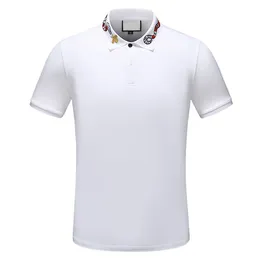 Fashion summer Slim Men's Tees Polos High Quality Clothing patchwork pullovers Casual Clothes Cotton Pullover Tee Designer Polo T Shirt