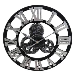 Metal simples relógio de parede sala de estar de luxo criativo grande arte silenciosa relógio de parede vintage reloj de pared decoração home dg50wc h1230