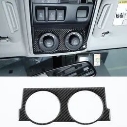 Carbon Fiber Car Four-wheel Drive Mode Switch Panel Sticker For Toyota 4Runner 2010 UP Car Interior Accessories