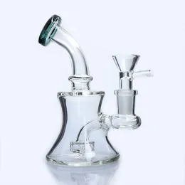 Free DHL!!! Glass Water Bongs With 14 Male Glass Bowls 5.5Inch Glass Bongs 3 Colors For Smoking
