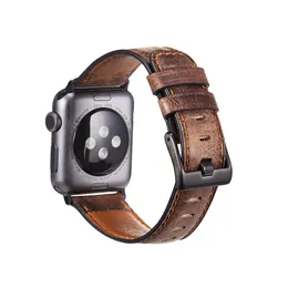 Erkek veya Kadın İzle Band Yüksek kaliteli deri saat bandı Apple Watch Serisi 6 5 4 3 2 1 38mm, 40mm, 42mm, 44mm kayış için Iwatch Bilezik Lüks Tasarımcı Bilgi saati