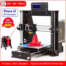 Skrivare 2021 3D -skrivare Reprap Prusa i3 DIY 8 LCD Strömavbrott CV -utskrift Drucker Impressor Imprimante1