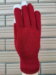 18Colors Touch Knitting Warm Gloves Touch Screen Magic الاكريليك قفاز الهاتف المحمول شاشة تعمل باللمس قفاز