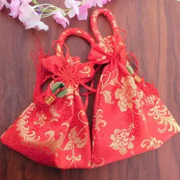 Chinese Style Jewelry Drawstring Bags Women Jewelry Storage Luck Bag Silk Storage Packaging Bags Tool YQ02883