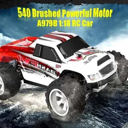 Wltoys A979B 1/18 70km / h Höghastighets Racing Car 2.4GHz 4WD RC Driftbil Elektrisk Big-Foot RTR Off-Road Vehicle