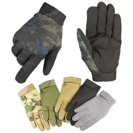 Outdoor Sports Tactical Gloves Motorcycle Cycling Gloves Airsoft Shooting Hunting Camouflage Full Finger NO08-076