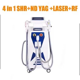 Professional Permanent hair removal 4 IN 1 E-light IPL RF ND Yag Laser Multifunction Beauty Machine for sale